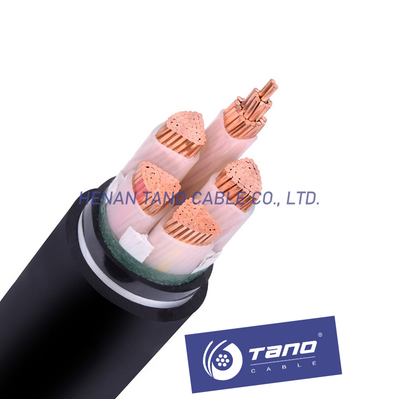 lv 0.6/1kv copper conductor XLPE insulation PVC sheath low voltage power cable