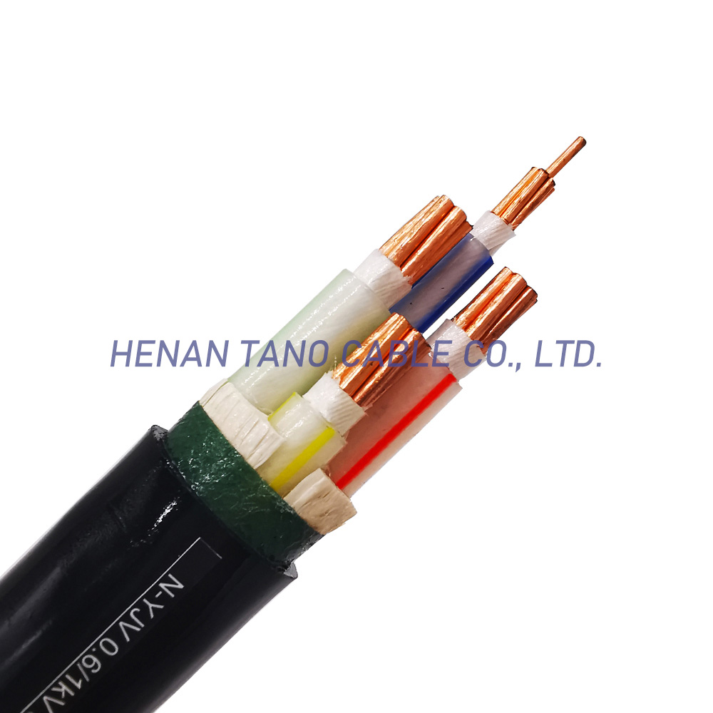 Yjv 0.6/1kv 5*16mm 4*185mm copper conductor pvc sheathed power cable