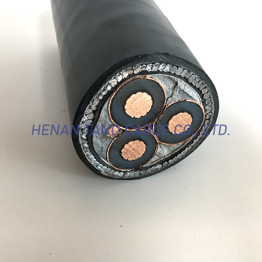 66kv medium voltage power cable 240mm 1000mm xlpe insulated pvc sheath ...