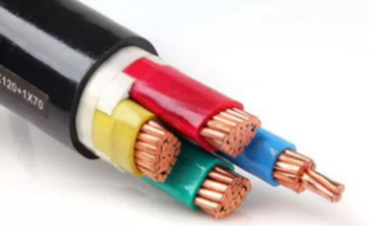 four core low voltage power cable CU/XLPE/PVC