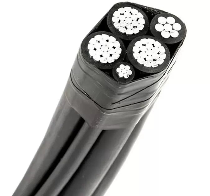 XLPE aerial bundle conductor 3×25 54.6 16mm2 NFC 33-209