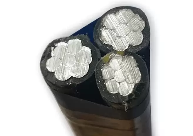 XLPE overhead insulated cable 3×25