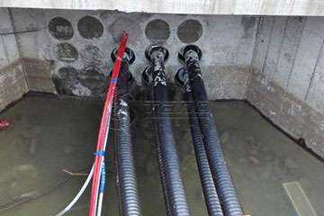 The best solution for cable water intake