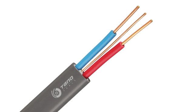 5m Flat Twin 2 Core Auto Cable – 1.0mm Thinwall 16 Amp Car Wire (UK Made)